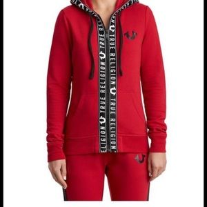 True Religion Zip Up Hoodie
